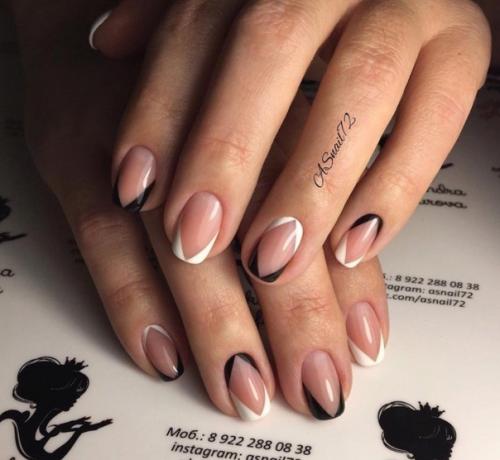 Черно-белый френч: 10 легких идей обыграть классику. 07