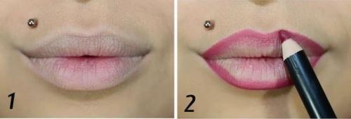Как сделать эффект омбре на губах: пошаговый урок. 01 Как сделать эффект омбре на губах: пошаговый урок. 01