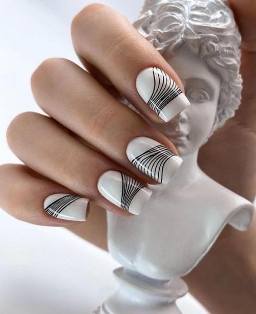 Нескучный маникюр.  Актуальные, стильные и красивые новинки. 04