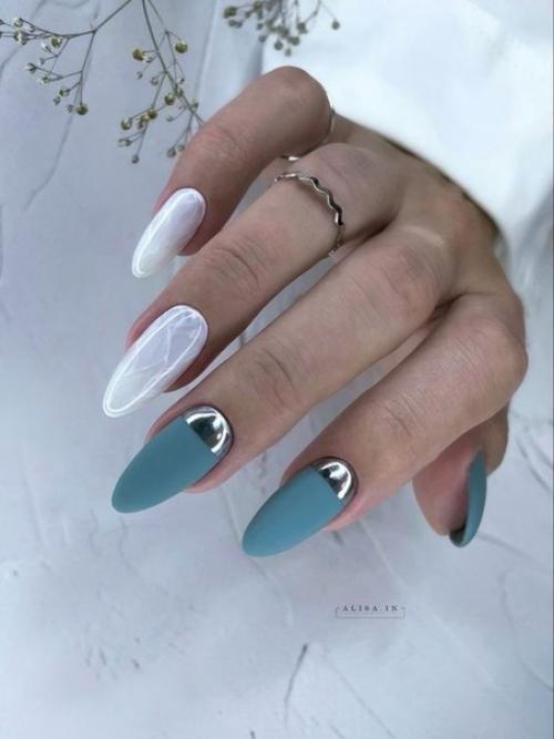 Нескучный маникюр.  Актуальные, стильные и красивые новинки. 02