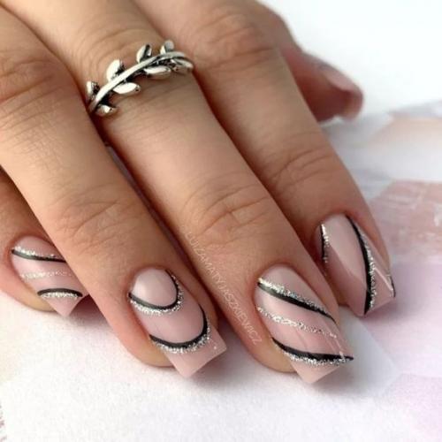 Нескучный маникюр.  Актуальные, стильные и красивые новинки. 03