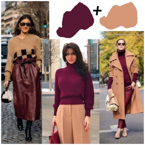 Бордовый цвет в зимней палитре - это особый шик. 08