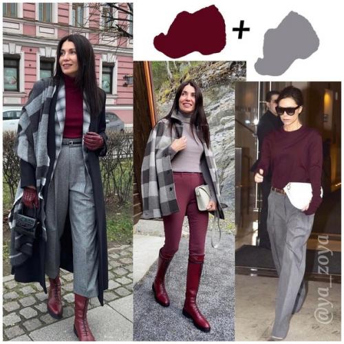 Бордовый цвет в зимней палитре - это особый шик. 05