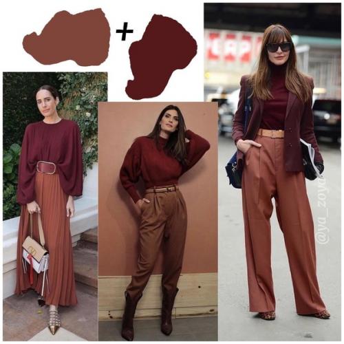 Бордовый цвет в зимней палитре - это особый шик. 04