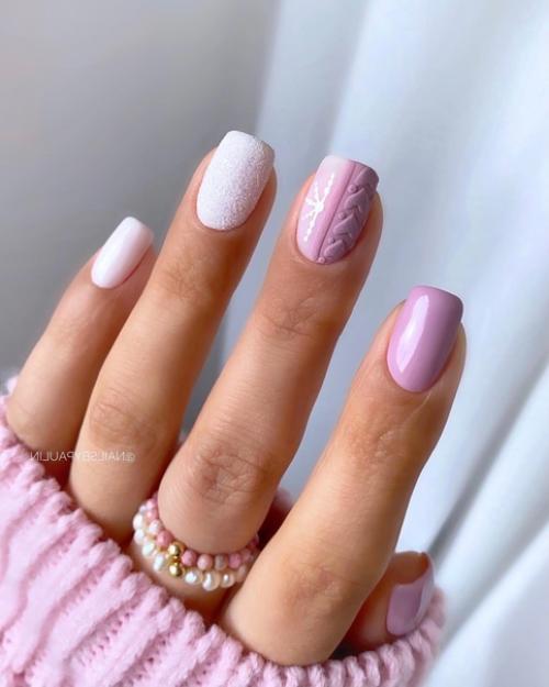 Дизайн ногтей зимний маникюр - это всегда красиво, модно и стильно. 03