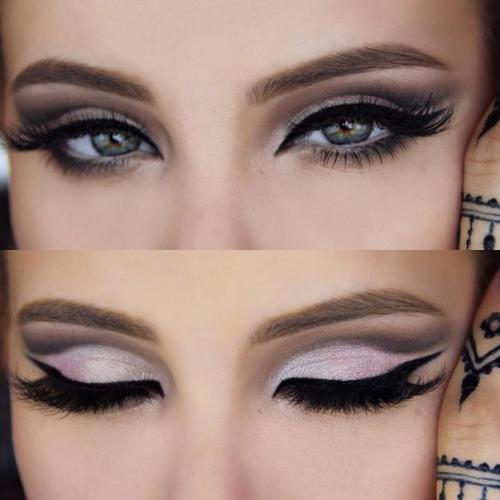 Идеи праздничного макияжа со стрелками? 03