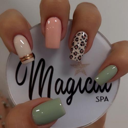 Леопардовый Nail - дизайн подойдет как для повседневной жизни, так и для любой праздничной вечеринки. 02