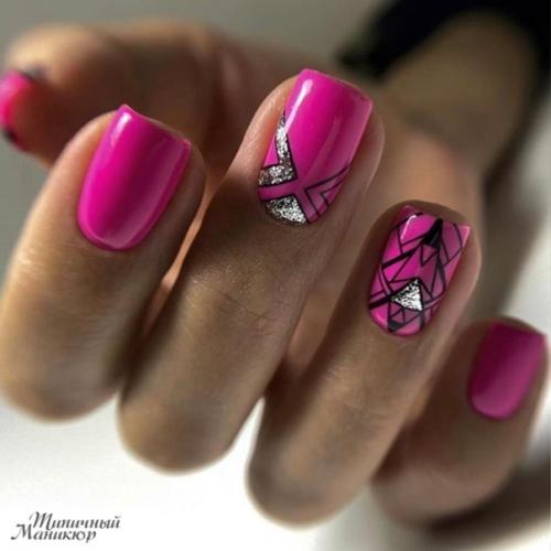 Не сказать чтобы маникюр Геометрия был очень популярным, но у него есть свои ценители. 02