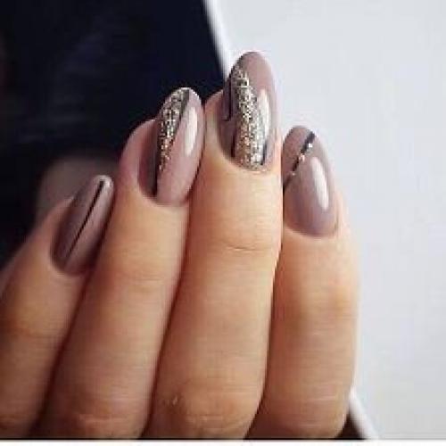 Лучшие идеи маникюра в нюдовом цвете. 02