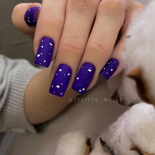 Подборка Идей маникюра в синем цвете. 01