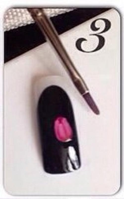 Весенний маникюр: первые цветы. 03