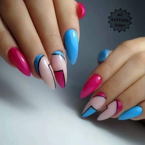 Подборка Идей маникюра на длинные ногти. 08