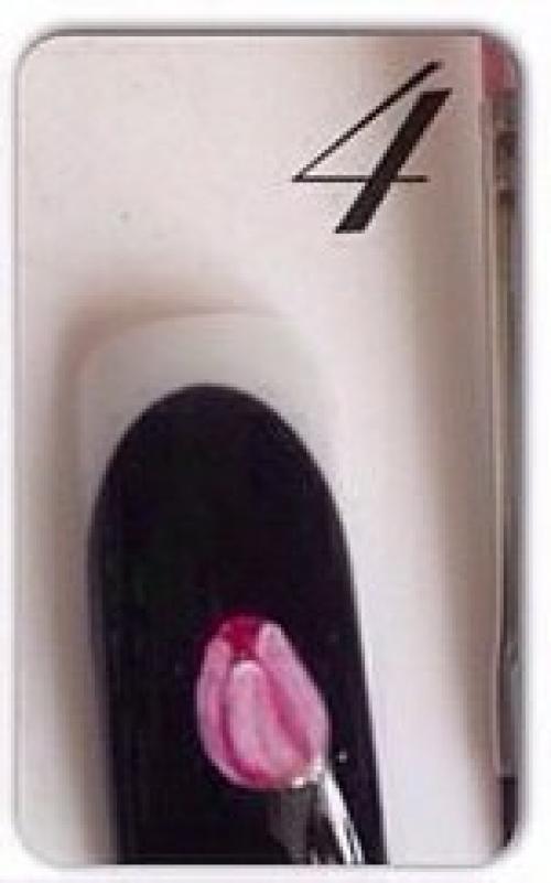 Весенний маникюр: первые цветы. 04