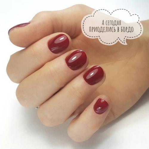 Маникюр до и после похода к нейл - мастеру. 05