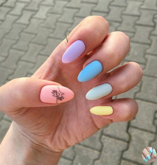 Кaкиe выбpaть?   Маникюр ногти маникюртренд ноготочки. 02