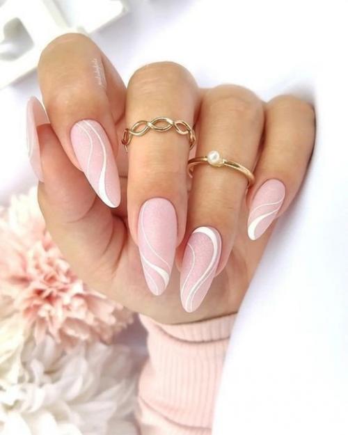 Подборка маникюра на длинные ногти. 05