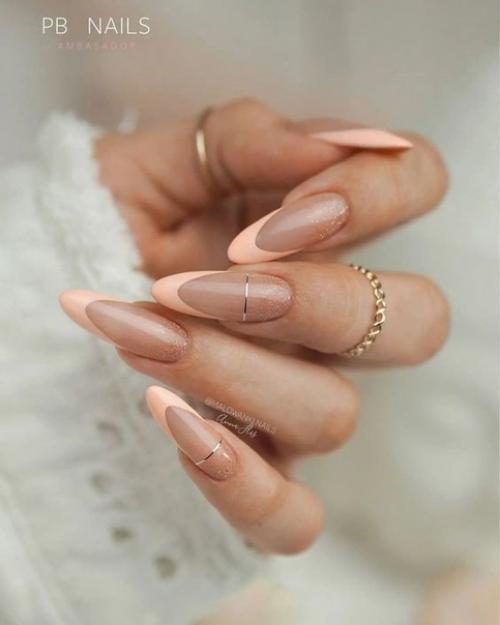 Стильные идеи маникюра на длинные ногти. 05