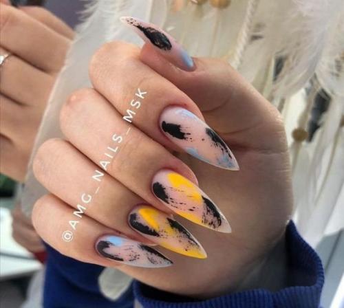 Подборка Идей маникюра на длинные ногти. 03