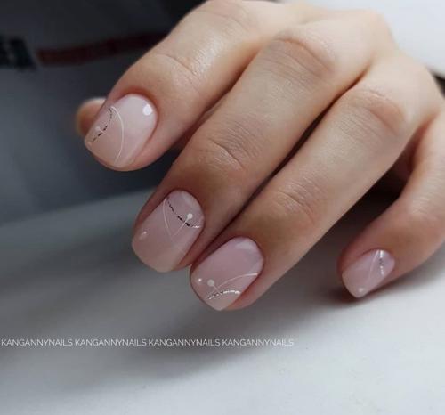 Подборка не броского маникюра. 09