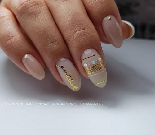 Подборка не броского маникюра. 07