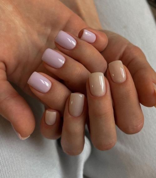 Идеи нежного повседневного маникюра. 04