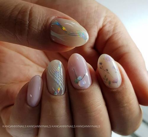 Подборка не броского маникюра. 08