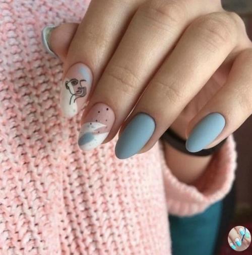 Дeвoчки, кaкиe.  Маникюр ногти маникюртренд ноготочки. 03