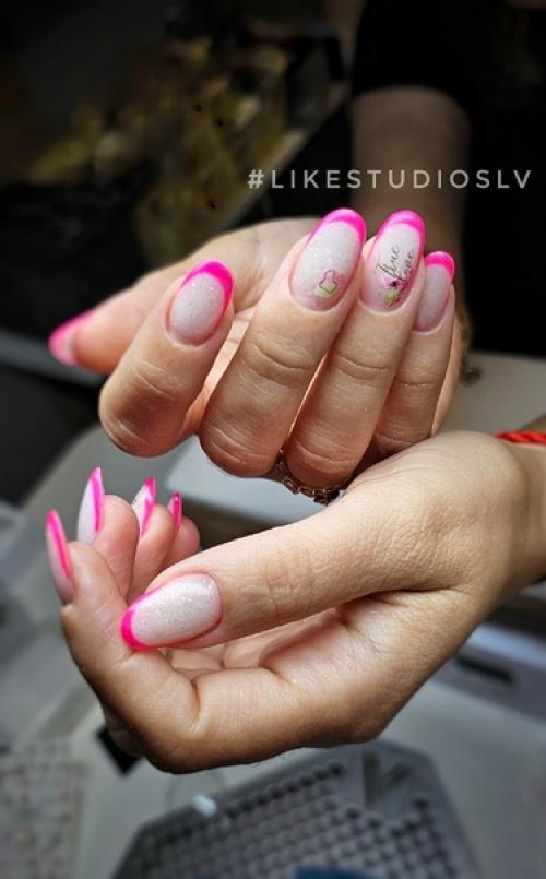 Как и обещала, ловите подборочку дизайнов на миндаль или овал. 01