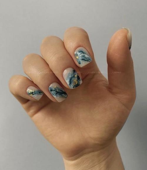 Маникюр на короткие ногти! 04