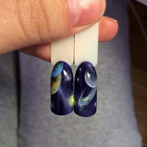 Сегодня поговорим о дизайне ногтей, который называется космос? 05 Сегодня поговорим о дизайне ногтей, который называется космос? 05