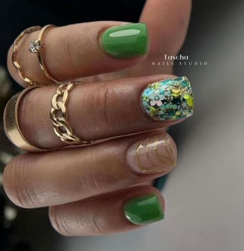 Маникюр на короткие ногти! 01