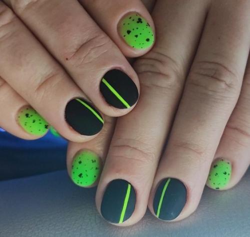 Маникюр на короткие ногти! 09