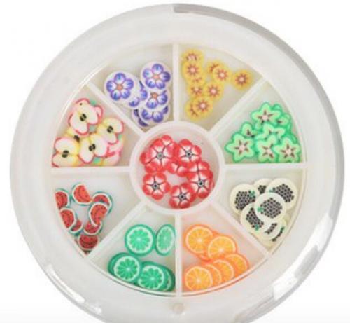 Добрый вечер подскажите пожалуйста варианты маникюра с этими штучками. 01