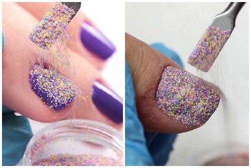 Мармелад на ногтях прекрасно подойдет для милых дам, обожающих поблескивающие Вкусняшки. 02