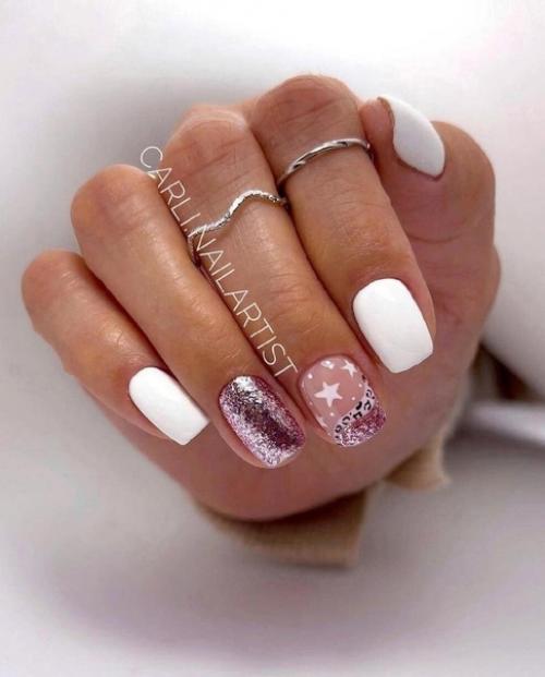 Маникюр с использованием перламутровых оттенков придает ногтям элегантность и изысканность, подчеркивая женственность. 04