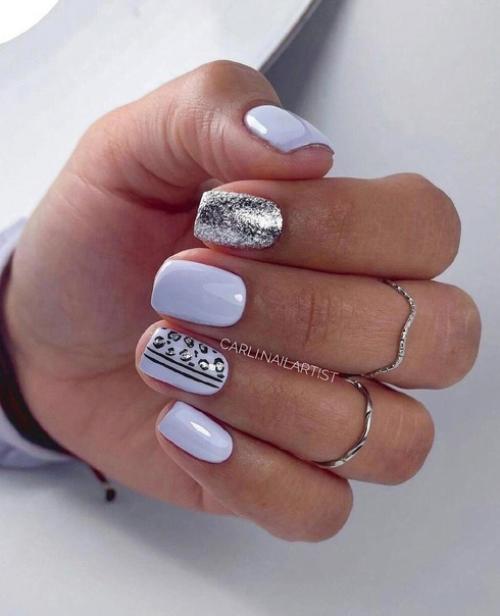 Маникюр с использованием перламутровых оттенков придает ногтям элегантность и изысканность, подчеркивая женственность. 06