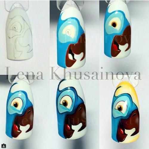 Девочки!  Помогите, пожалуйста поделитесь идеями маникюров с пирожными, фруктами, ягодами. 01