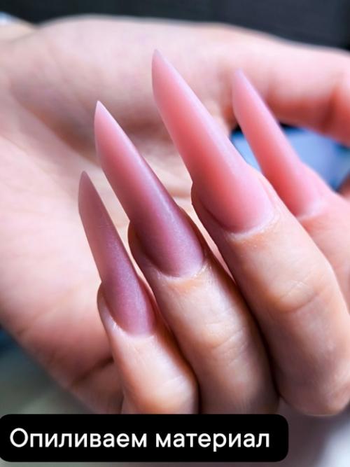 Форма ногтей Edje (эйдж) - самая сложная форма в наращивании ногтей. 05
