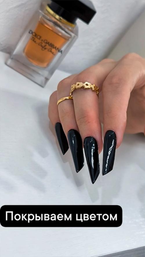 Форма ногтей Edje (эйдж) - самая сложная форма в наращивании ногтей. 06