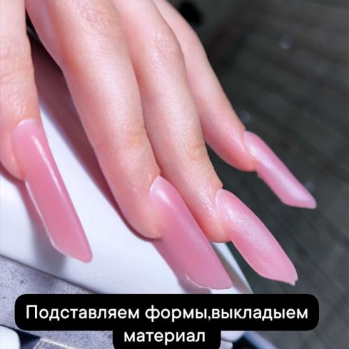 Форма ногтей Edje (эйдж) - самая сложная форма в наращивании ногтей. 04