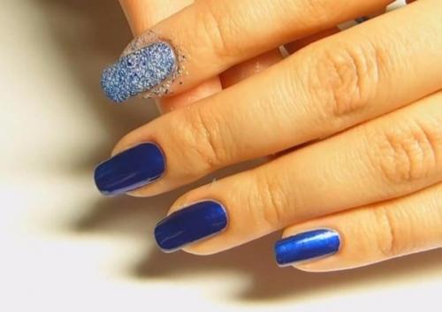Джинсовый маникюр (пошаговый урок). 02