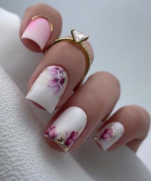 Металлический блеск: золото, мед и бронза придают маникюру роскоши и шика, что делает ваши ногти настоящими ювелирными произведениями искусства. 03