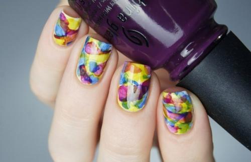 Цветотерапия! Фото - урок как легко и просто можно Нарисовать вот такой вот веселый, разноцветный рисунок в виде клякс. 06 Цветотерапия! Фото - урок как легко и просто можно Нарисовать вот такой вот веселый, разноцветный рисунок в виде клякс. 06