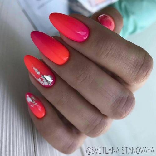 Подборка идей яркого маникюра. 04