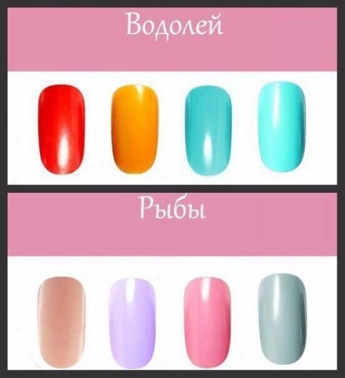Цвет лака по знаку зодиака? 05
