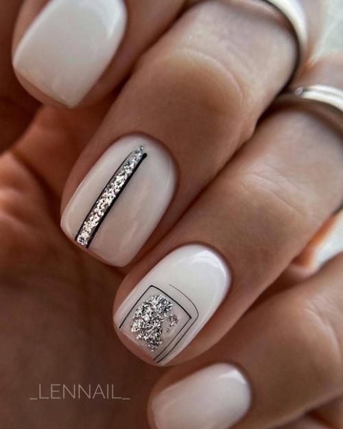 Идеи маникюра на короткие ногти. 01