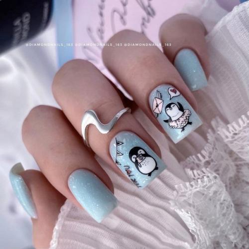 Идеи маникюра на короткие ногти. 08