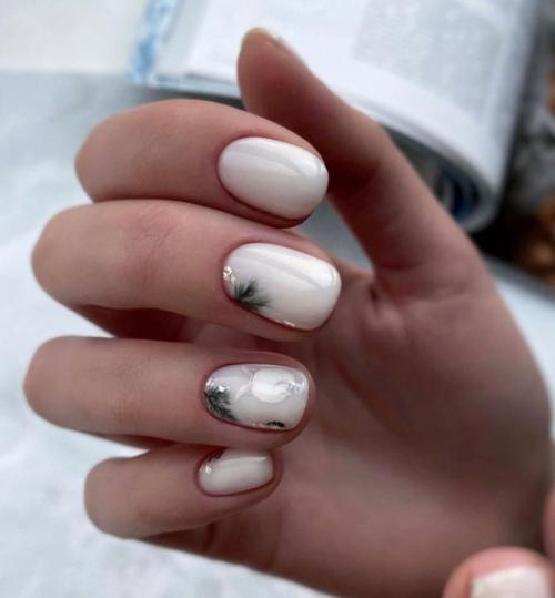 Идеи маникюра на короткие ногти. 09