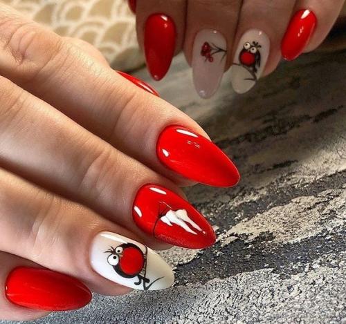 Модные мастера нейл - арта поражают обилием идей для создания зимнего дизайна. 04