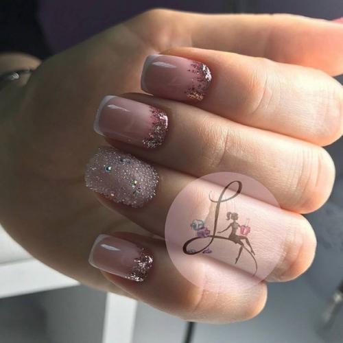 Обычный французский маникюр, это скучно. 01